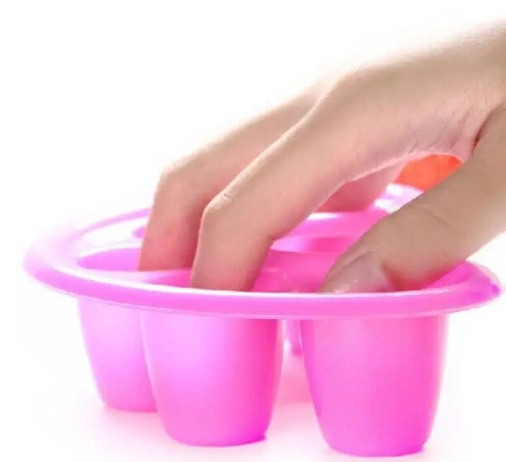 2 pcs - 5 Holes Soak Off Bowls