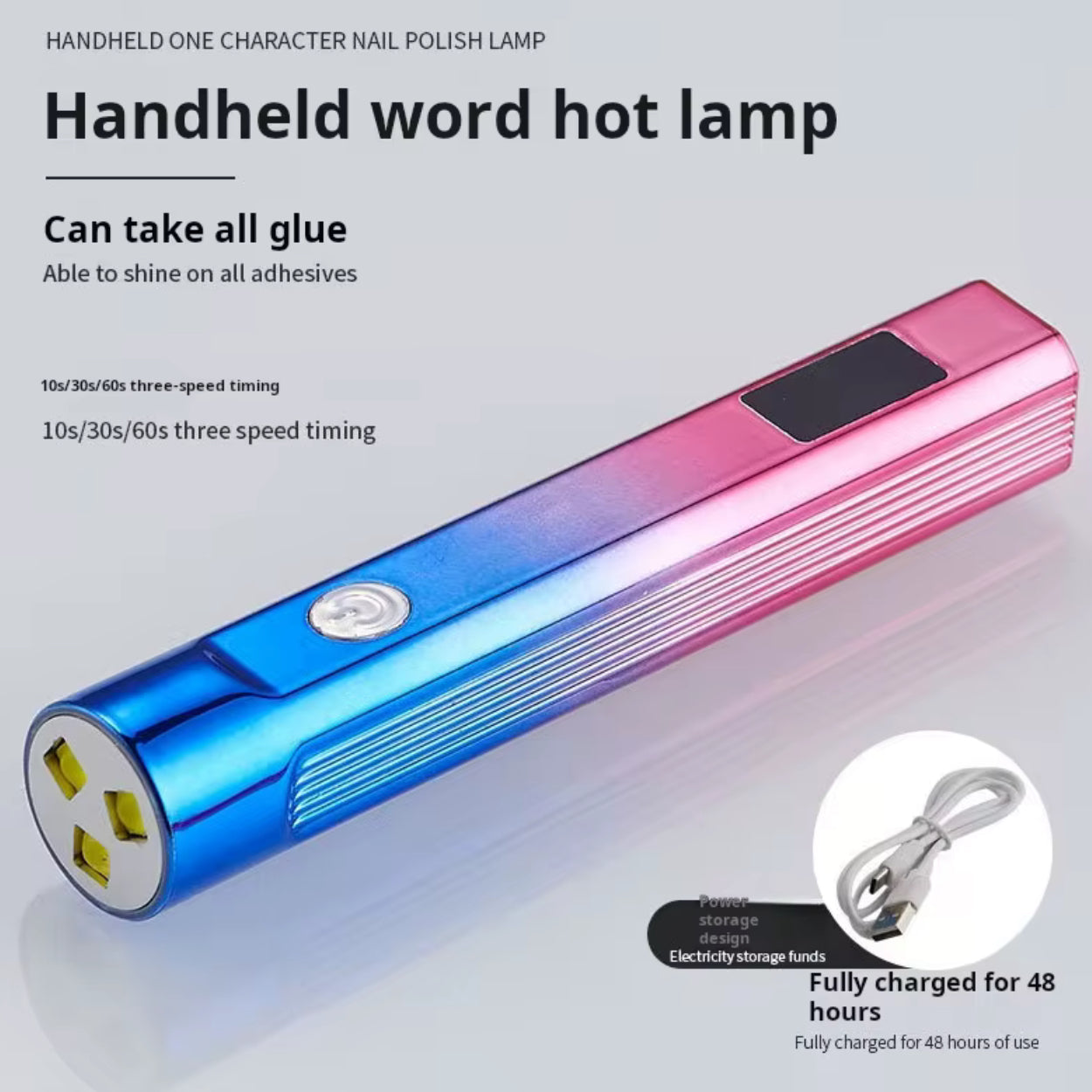 UV LED NAIL LAMP - 9W RESEARCHABLE HANDHELD