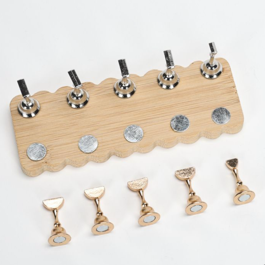 PRACTICE NAIL TIP DISPLAY - WOOD