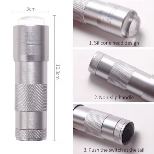 SILVER TORCH UV LAMP WITH STAMPER
