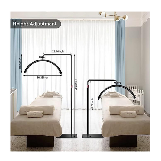 LED MOON LAMP WITH STAND - 23 INCHES - BLACK