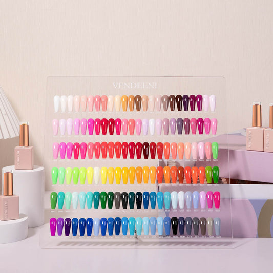 VENDEENI UV GEL POLISH - 144 pcs BOX SET - SUMMER COLLECTION WITH FREE COLOUR CHART INCLUDED