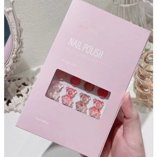 Vendeeni Gel Polish Set K01 + Free Colour Chart - 4 pcs set