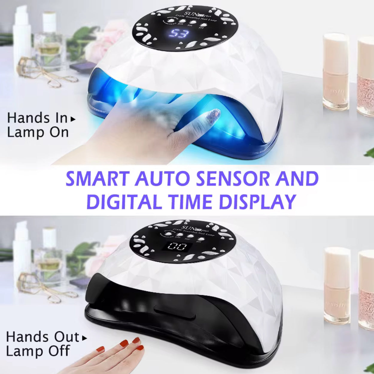 SUN C5 PLUS NAIL LAMP - WHITE