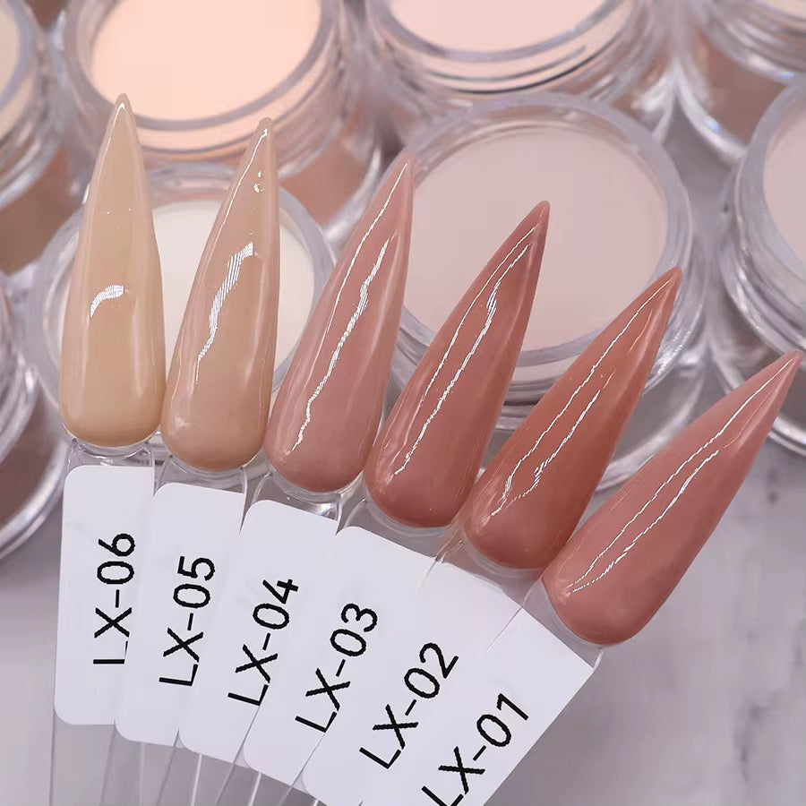 12 pcs Nude Acrylic Powder