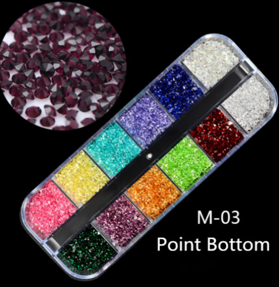 Point Bottom Nail Decoration M-03