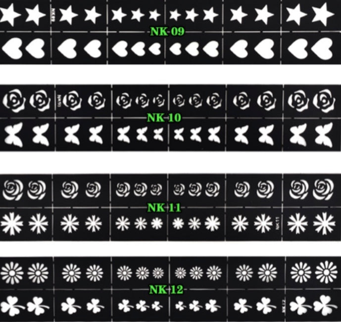 Strip Stencil Sticker - 20pcs