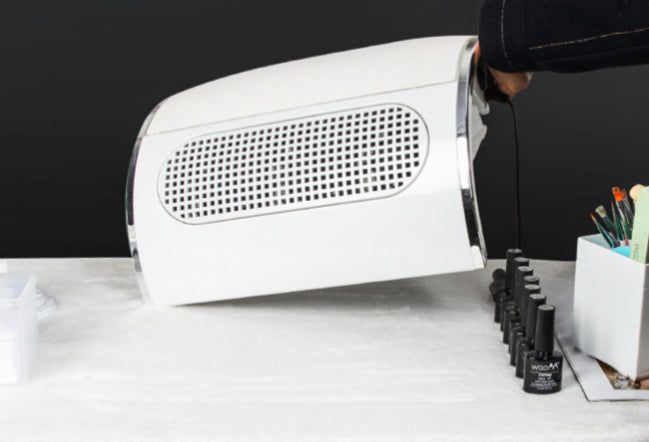 Electric nail drill nail table dust collector /nail dust vacuum cleaner 3 Fans