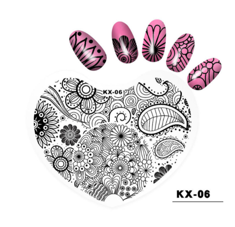 Plastic Heart Stamping Plate