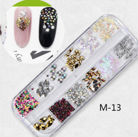 Grids Nail Decoration M-13