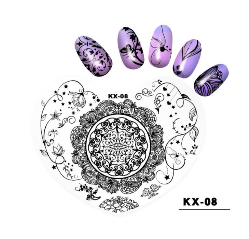 Plastic Heart Stamping Plate