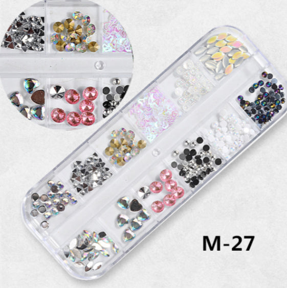 Grids Nail Decoration M-27