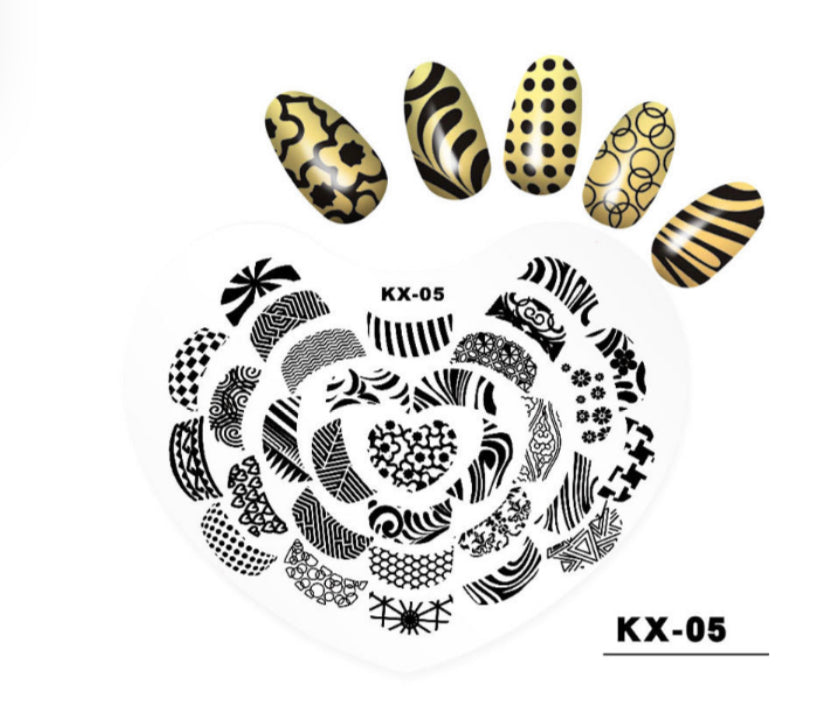 Plastic Heart Stamping Plate