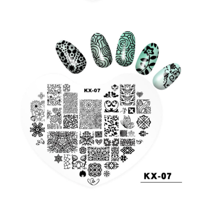 Plastic Heart Stamping Plate