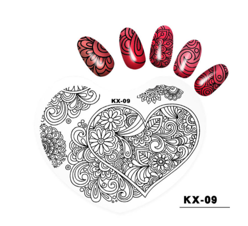 Plastic Heart Stamping Plate