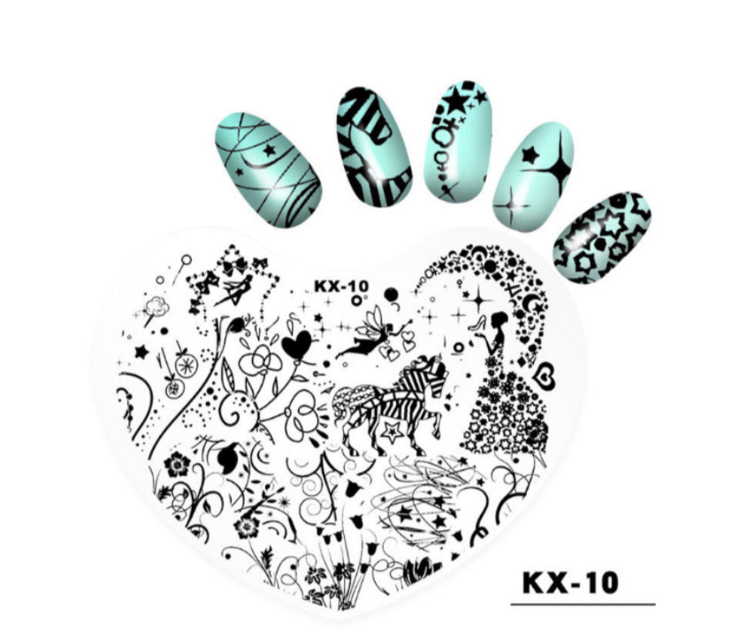 Plastic Heart Stamping Plate