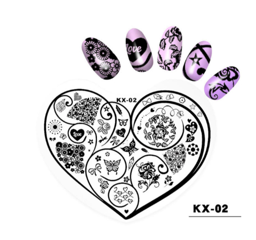 Plastic Heart Stamping Plate