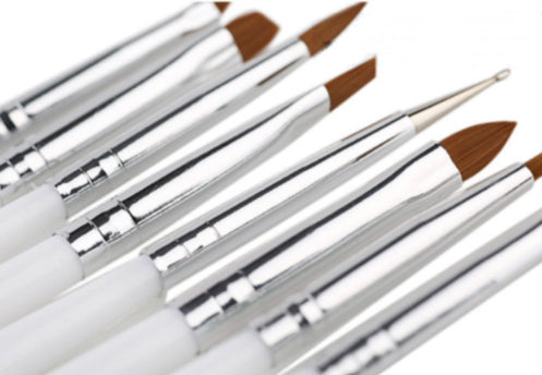 8 pcs Zebra Manicure Brush