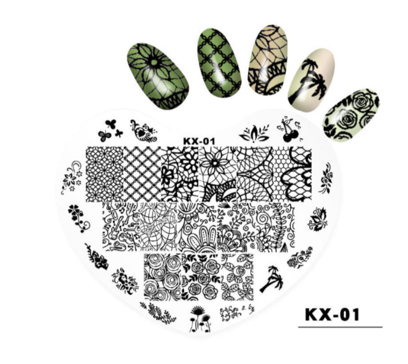 Plastic Heart Stamping Plate