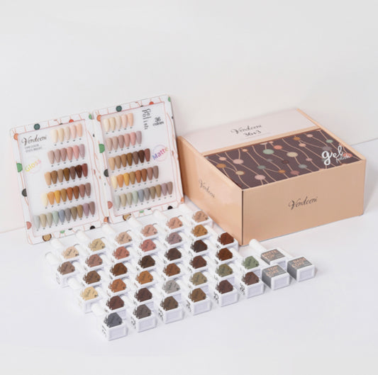 40 pcs Vendeeni UV Gel Polish Set + colour chart - 07