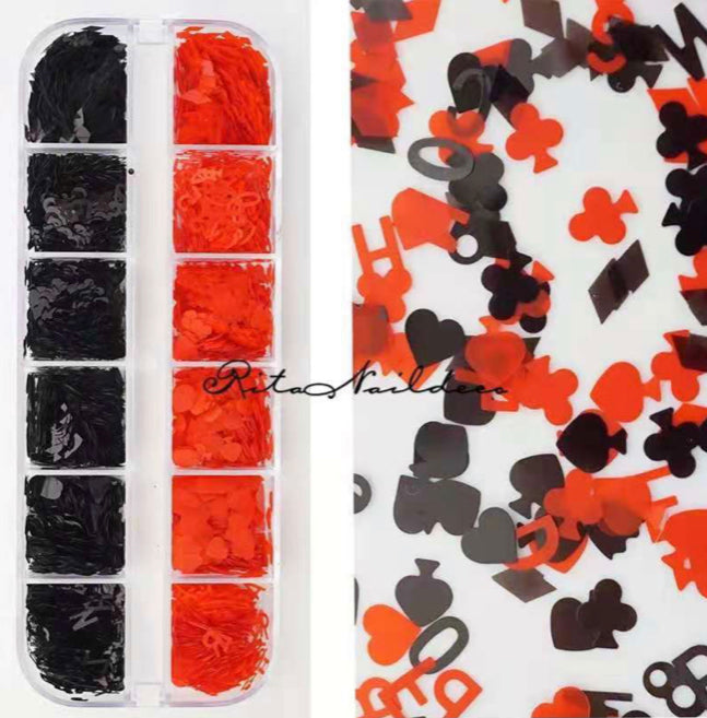 Nail Decoration Play Cards