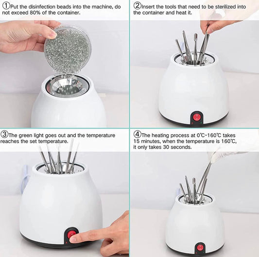 STERILIZING CLEAR GLASS BEADS