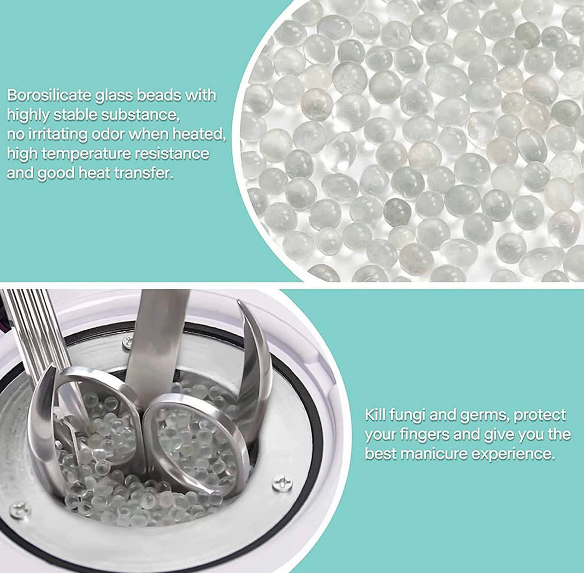 STERILIZING CLEAR GLASS BEADS