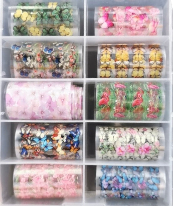 Butterfly Nail Foil Paper #6105