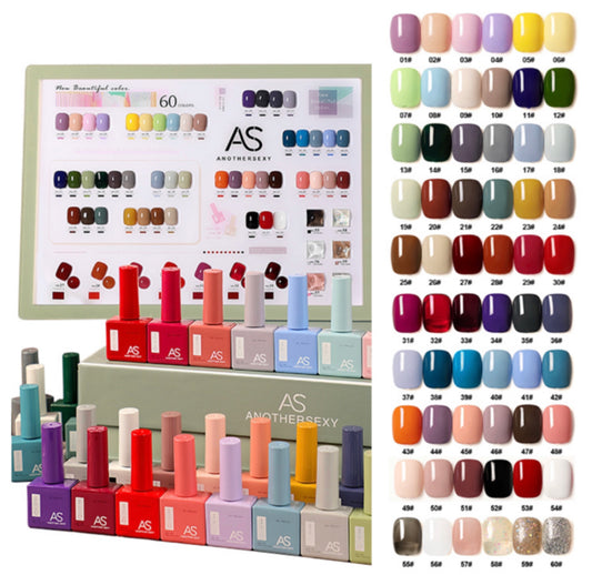 As Gel Polish Set 63 pcs + Free Colour Chart