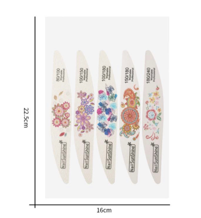NailSunShine ZJC-02 Washable Filers - 5 pcs