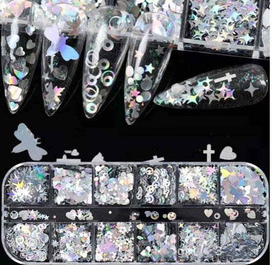 Laser Nail Decoration