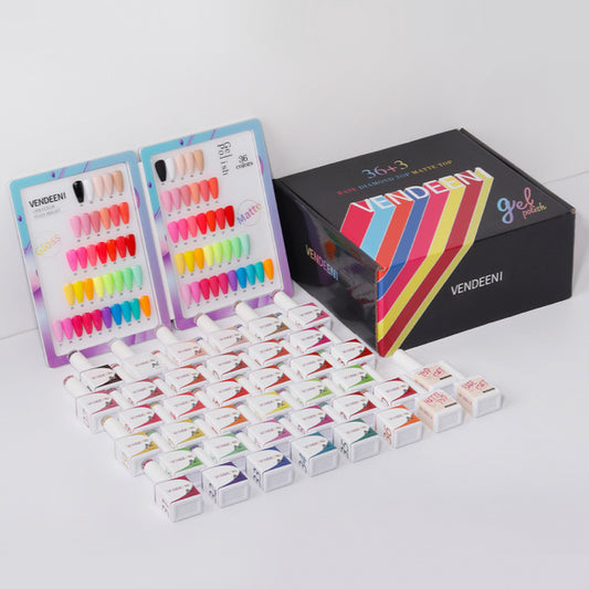 40 pcs Vendeeni UV Gel Polish Set + colour chart - 03
