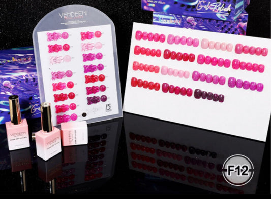VENDEENI UV GEL POLISH - 15 pcs SET - F12