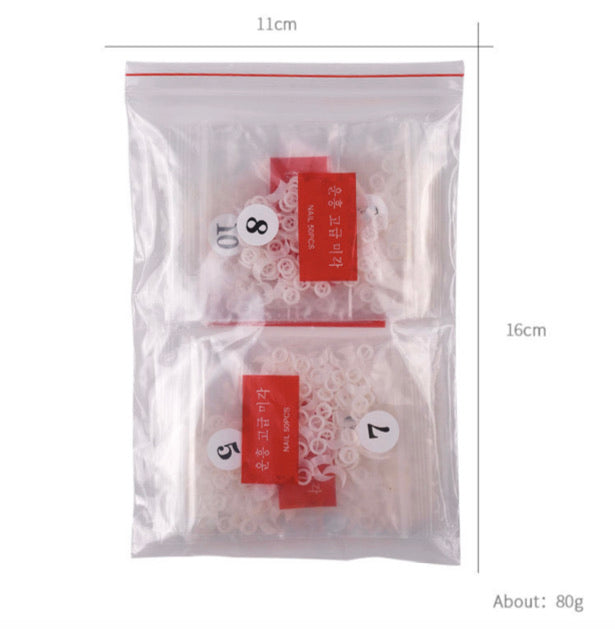 Crescent Edge Packet Nail Tips - 500pcs