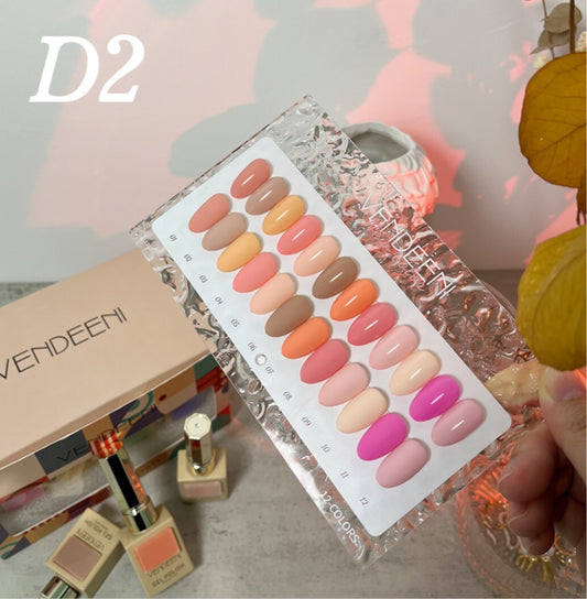 UV GEL POLISH - 12 pcs SET - D02