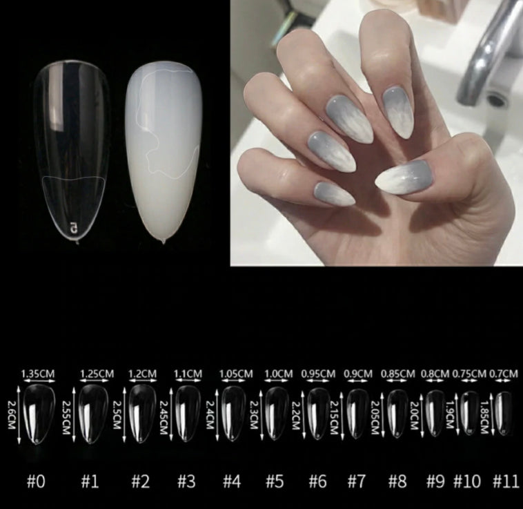 Almond Nail full Tip