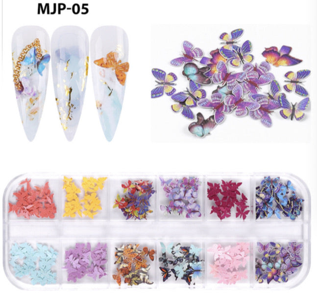12 Grids Slice Nail Art Box