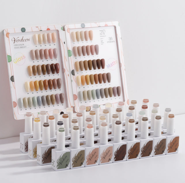40 pcs Vendeeni UV Gel Polish Set + colour chart - 07