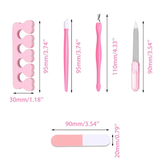 5pc - Manicure Tool