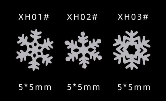 White Snow Nail Decoration