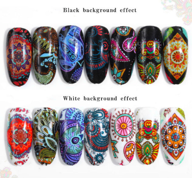 Bosmia Nail Foil Paper - 10pcs