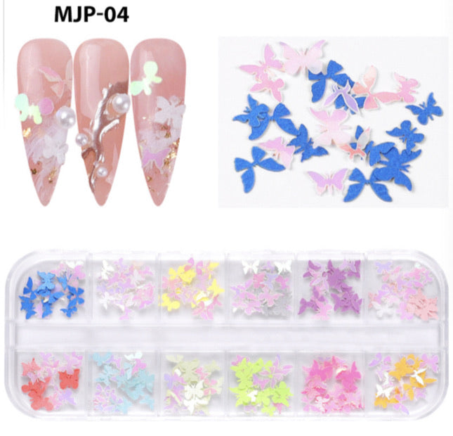 12 Grids Slice Nail Art Box
