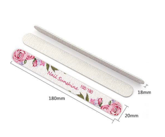 TD-1043 Staight Flower Wooden Filer - 5 pcs
