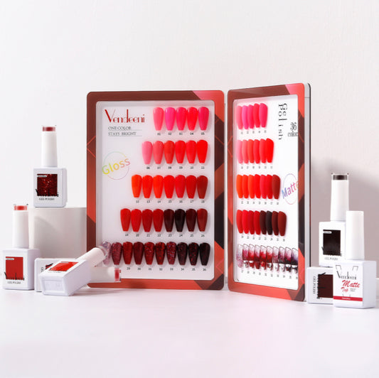 40 pcs Vendeeni UV Gel Polish Set + colour chart - 05