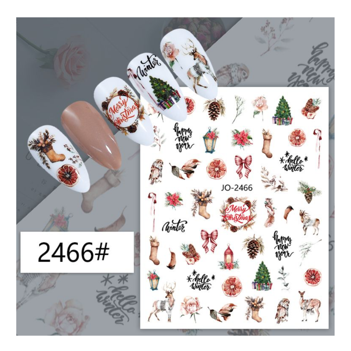 CHRISTMAS NAIL STICKER
