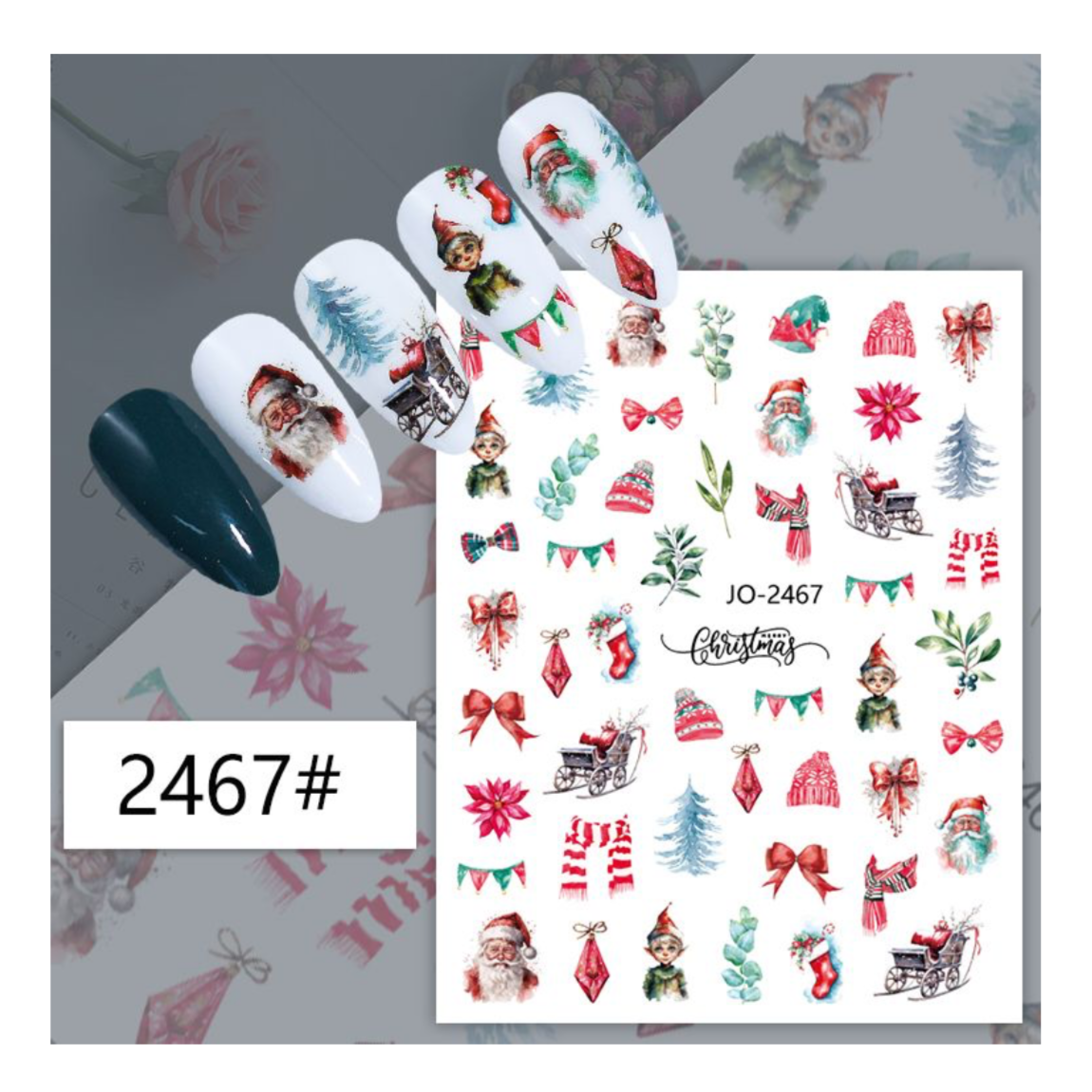 CHRISTMAS NAIL STICKER