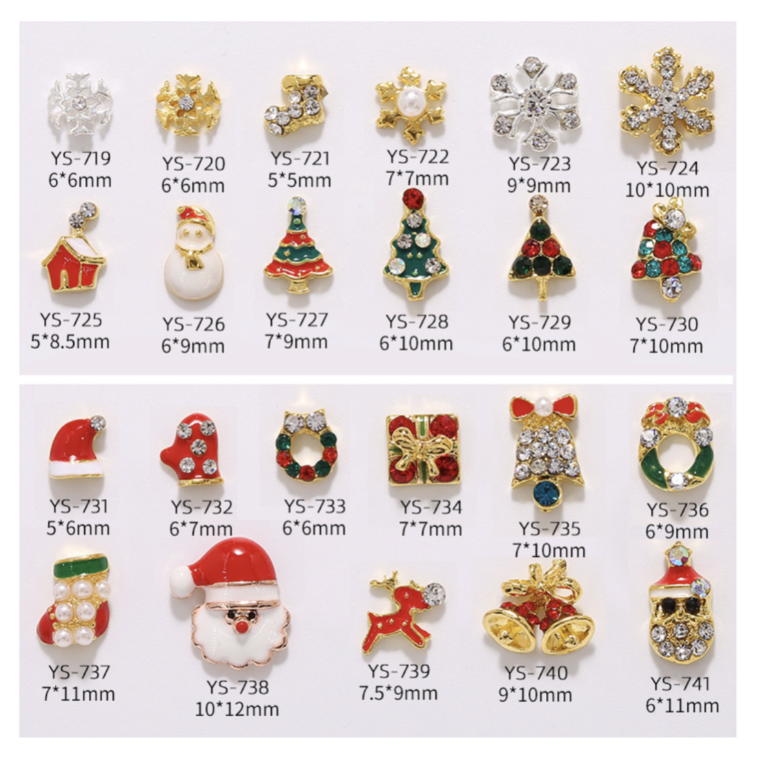 CHRISTMAS NAIL DECORATION