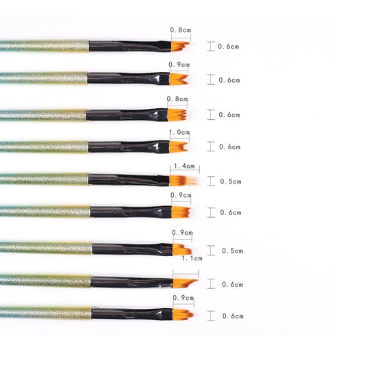 Manicure Art Brush - 9 pcs Set