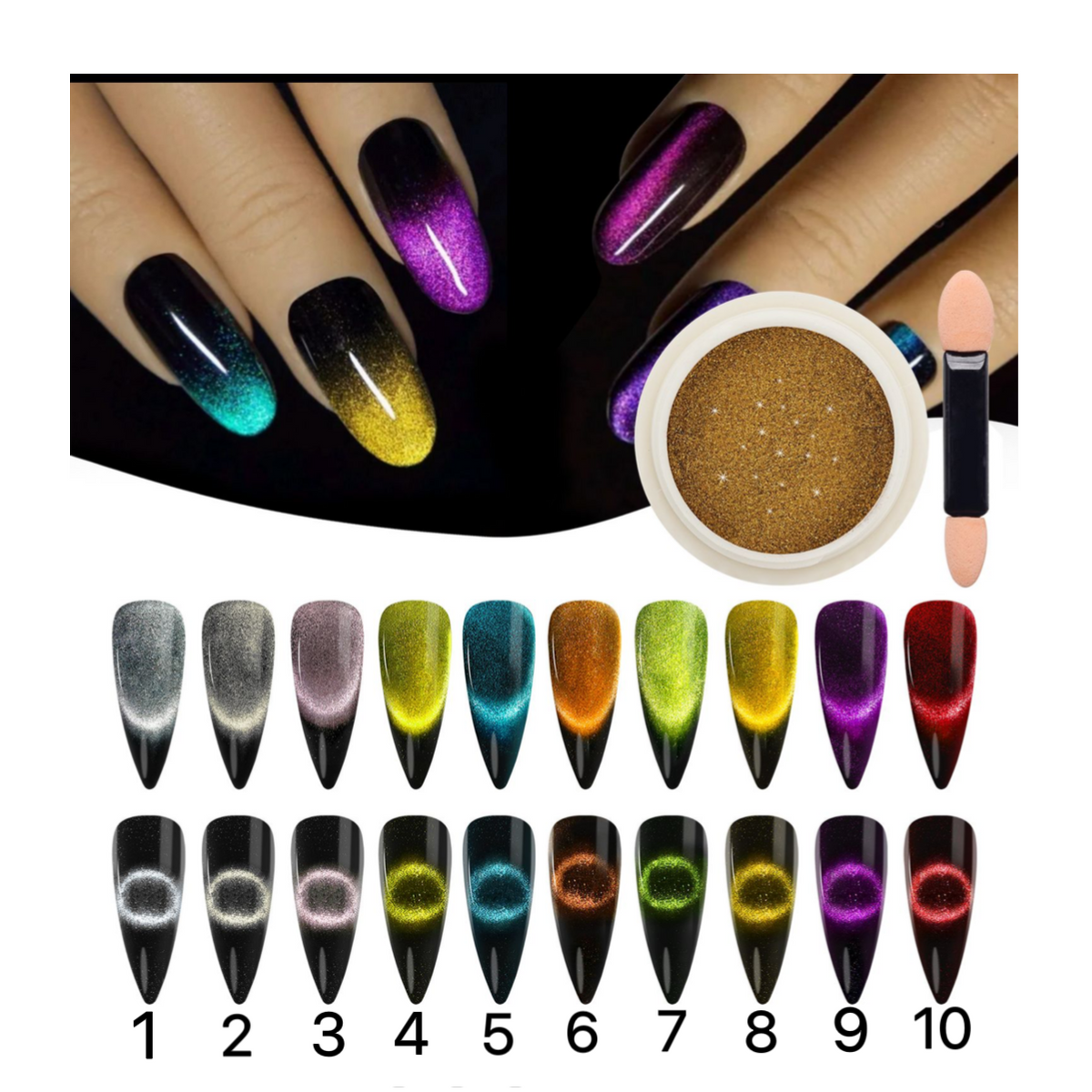 Cat Eye Powder - 9 D