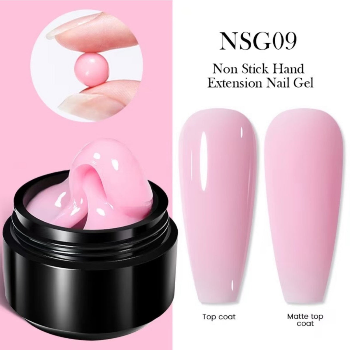 BUILDER UV GEL / NAIL EXTENSION - SOLID NAIL GEL (NON STICK)